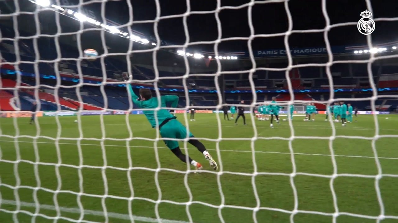 VÍDEO: así entrenó el Madrid en París para preparar la Champions