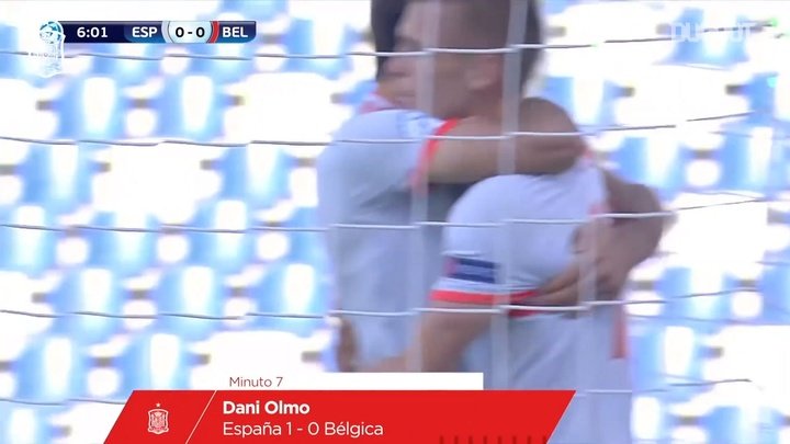VIDEO: Olmo's superb goal vs Belgium in the U21 Euro