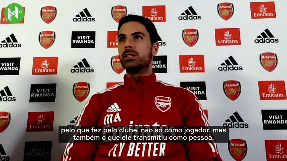 Arteta fala do reencontro com Patrick Vieira.