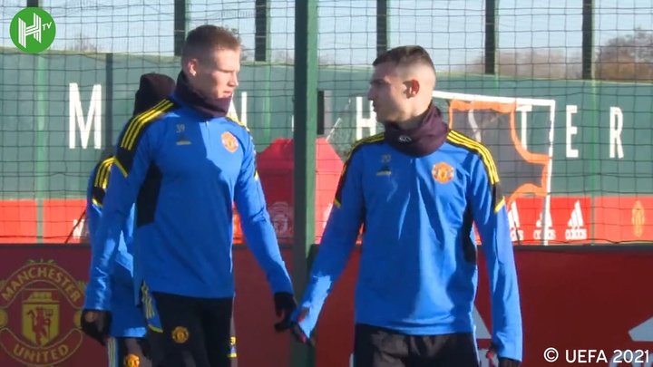 VÍDEO: así preparó el United el partido ante el Villarreal