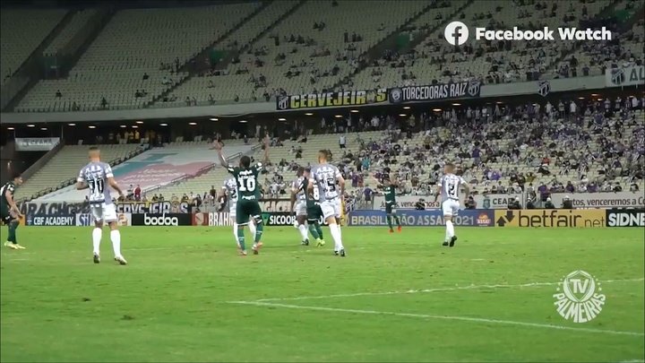 VÍDEO: Zé Rafael revela conversa com Veiga antes de gol de falta contra o Ceará