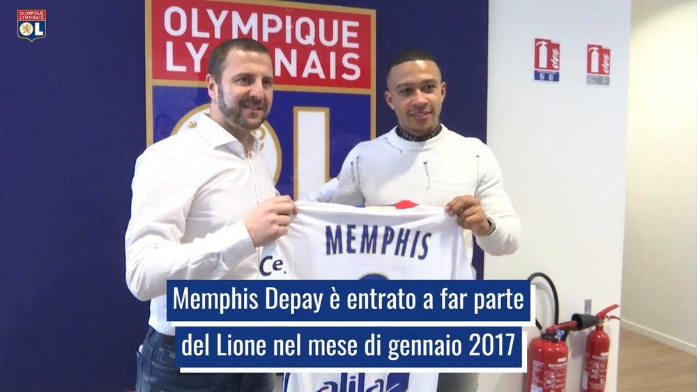 La carriera di Memphis Depay nel Lione. Dugout