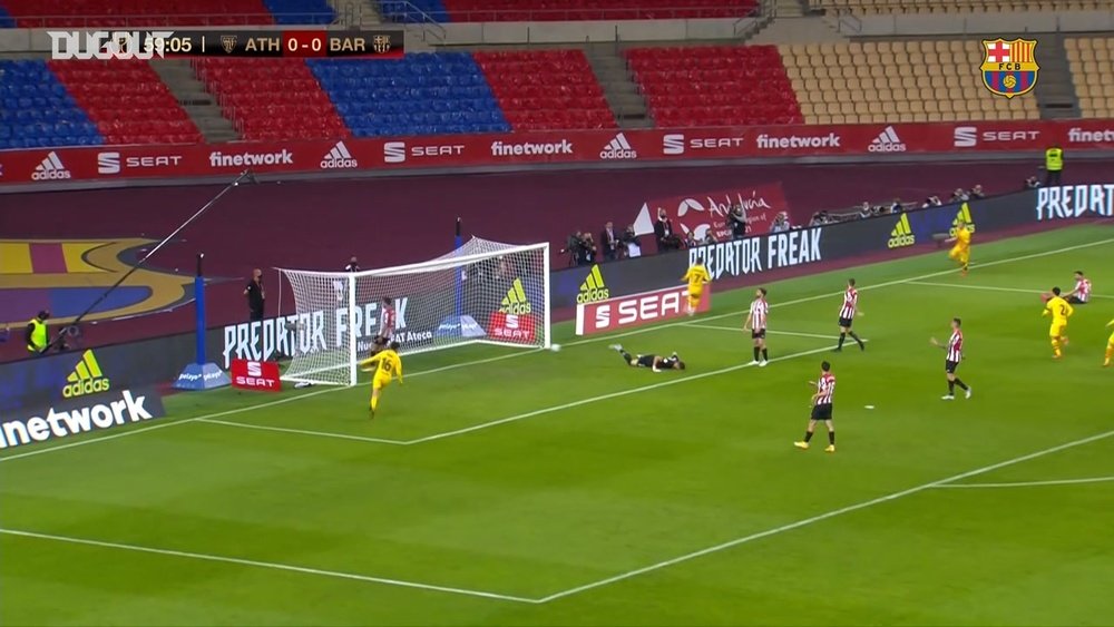 Barcelona got a comprehensive 4-0 win over Athletic Bilbao. DUGOUT