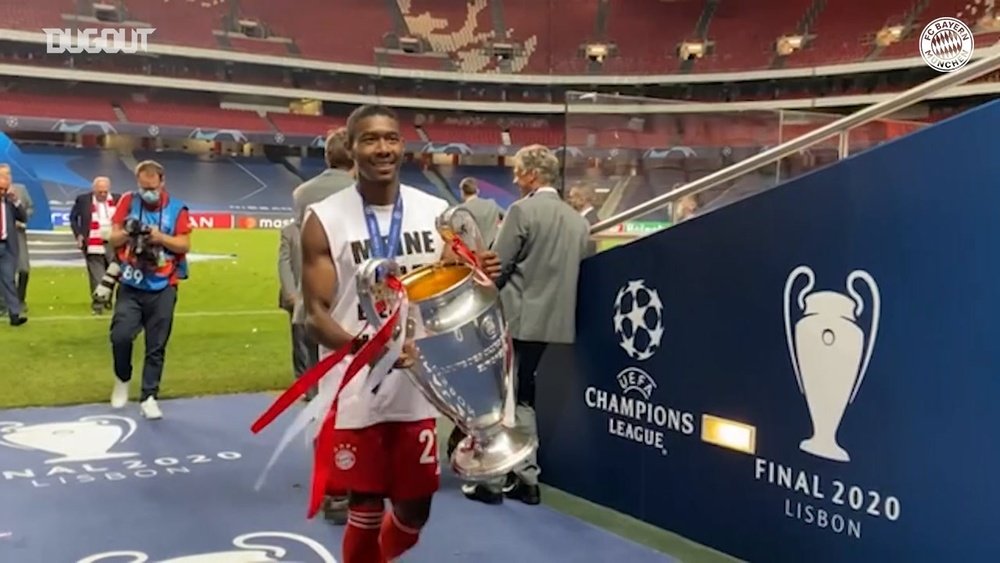 Bayern Munich were delighted after beating PSG in the Champions League final. DUGOUT