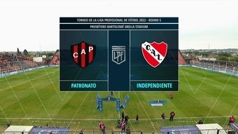 Patronato de Paraná 3-1 Independiente. DUGOUT