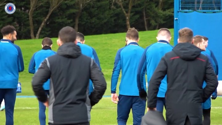 VIDEO: il primo allenamento di Ramsey con i Rangers