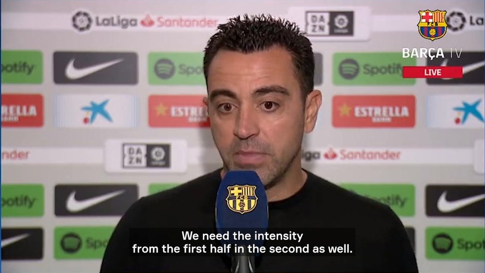 Xavi spoke about Barca v Celta Vigo in a press conference. DUGOUT