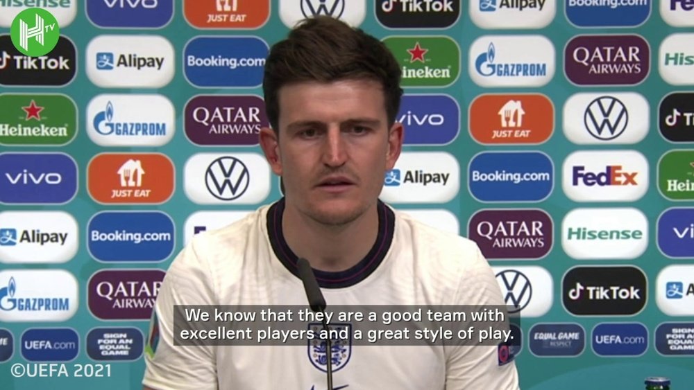 Maguire reflected on England's historic victory. DUGOUT
