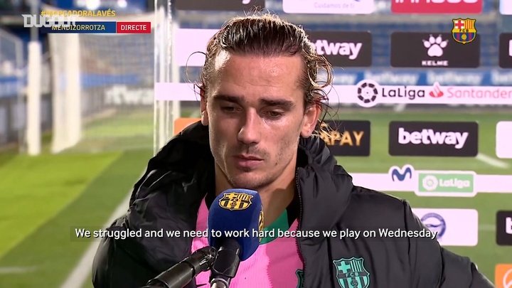VIDEO: Griezmann: 'I was missing chances, the team needs my goals'
