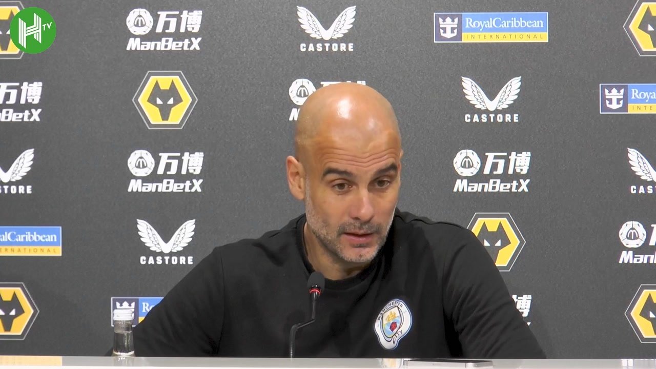 VIDEO: Guardiola on De Bruyne's four goals v Wolverhampton