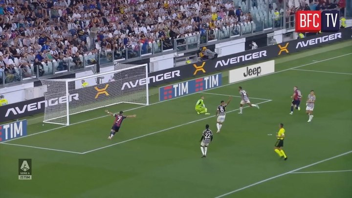VIDEO: Il primo gol stagionale di Ferguson per il Bologna contro la Juventus