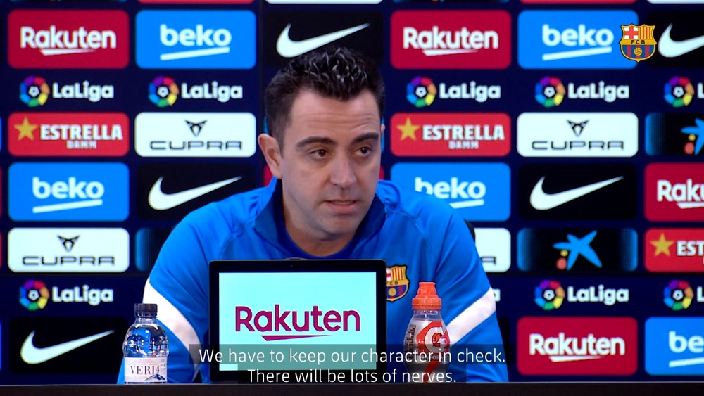 Xavi has spoken ahead of his first game in charge. DUGOUT