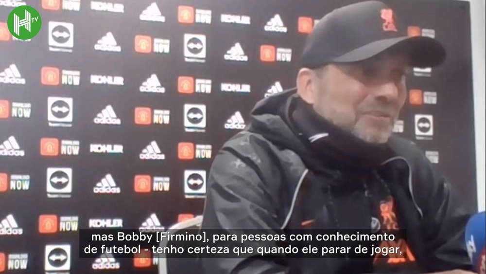 Klopp rasga elogios a Firmino: “vão escrever livros sobre como ele joga”. DUGOUT