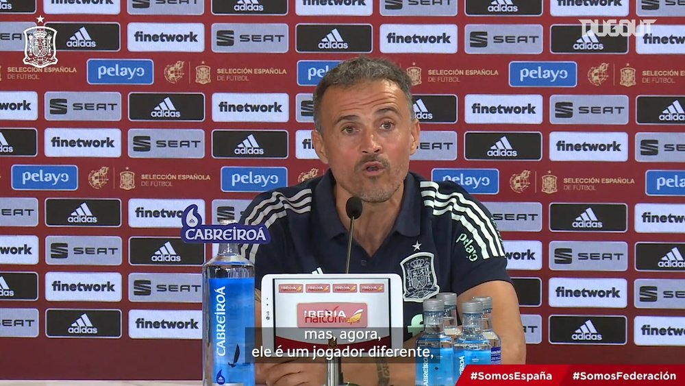 Luis Enrique elogiou Ansu Fati após convocar os espanhóis para a seleção. DUGOUT