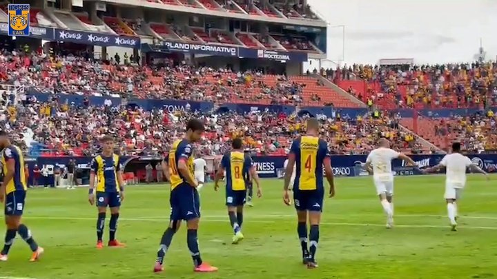 VÍDEO: el 0-3 de Tigres ante Atlético San Luis, a pie de campo