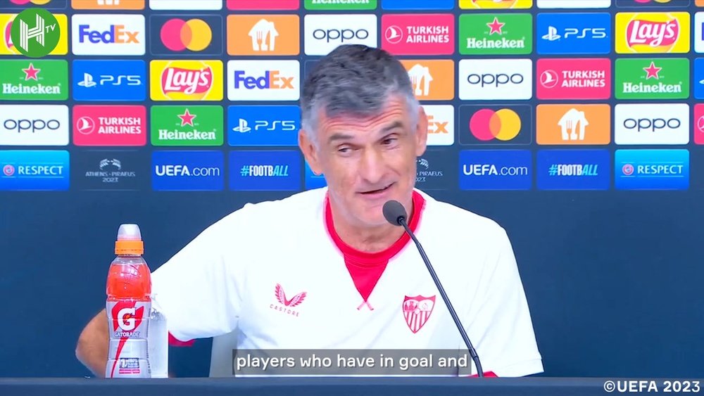 Mendilibar spoke about the budget difference between Sevilla and City. DUGOUT