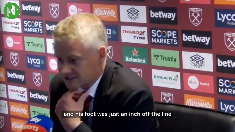 Solskjær speaks on earned win against West Ham. DUGOUT