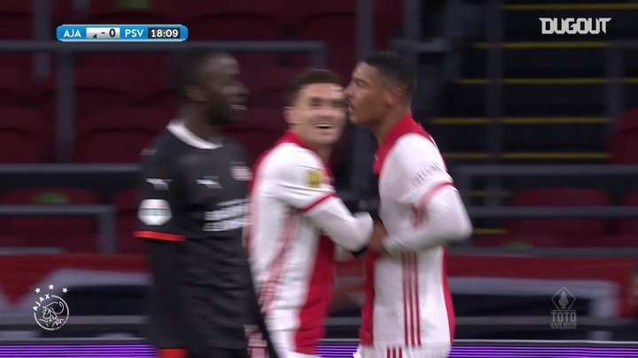 VIDEO: Haller's brace sends Ajax to KNVB Cup last four