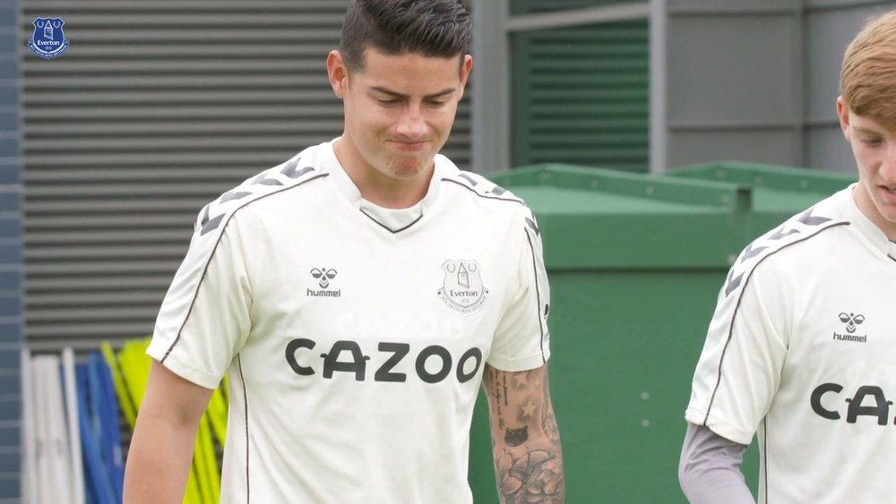 James Rodriguez has been training ahead of the new season. DUGOUT