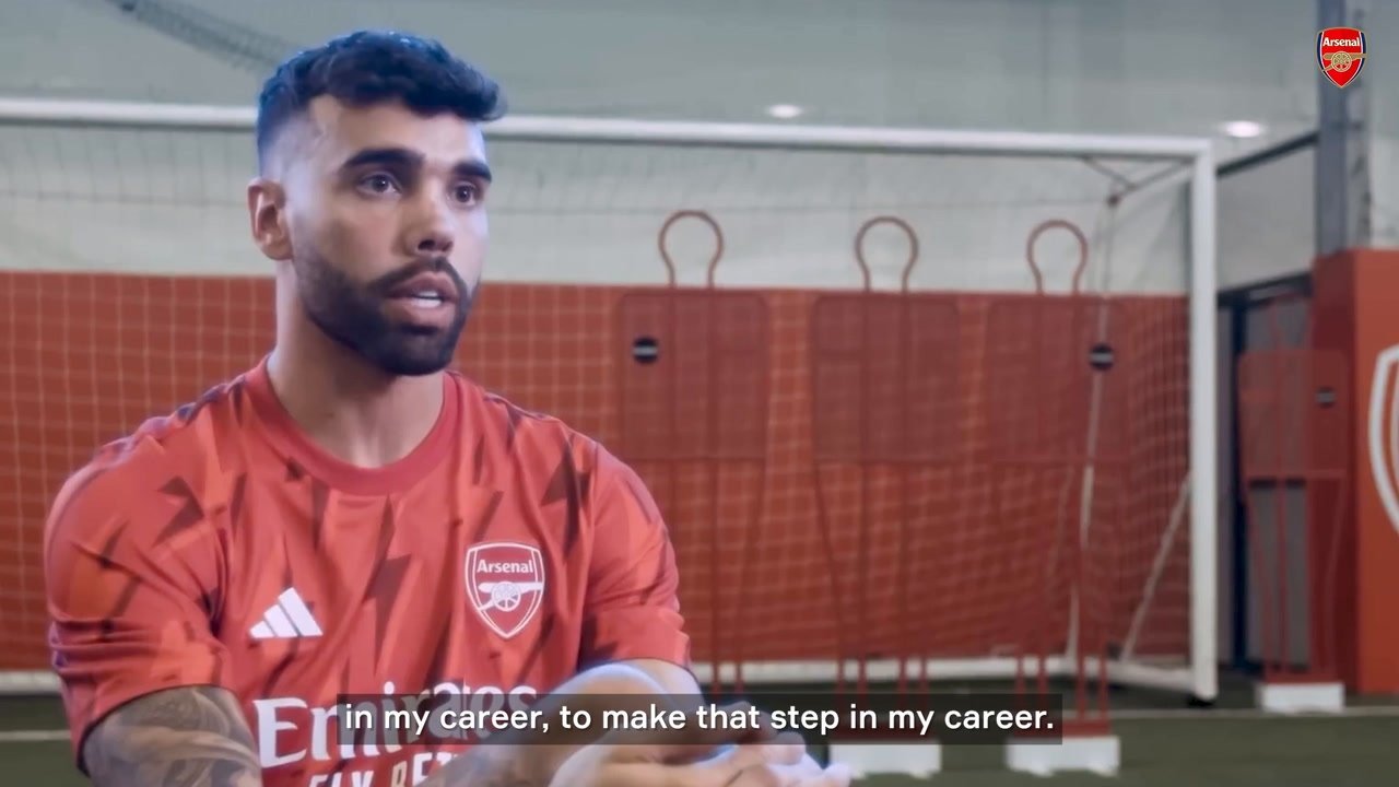 David Raya's first interview at Arsenal