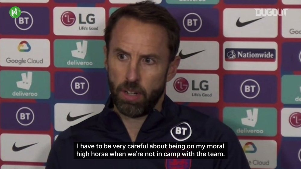 Southgate speaks out. DUGOUT