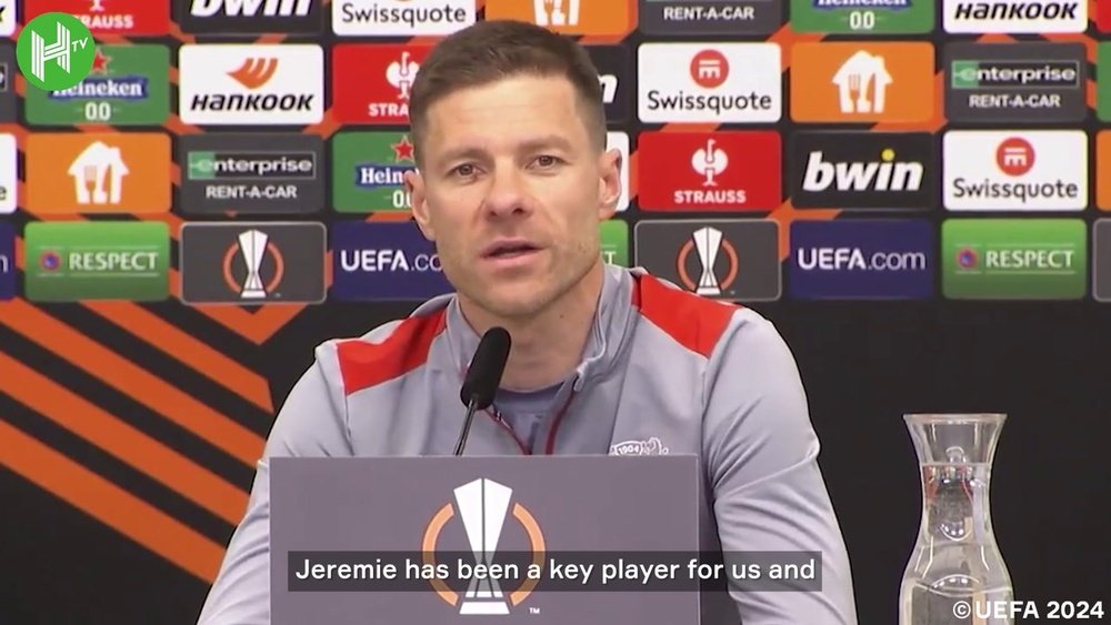 Jeremie Frimpong has had an incredible campaign under Xabi Alonso. DUGOUT