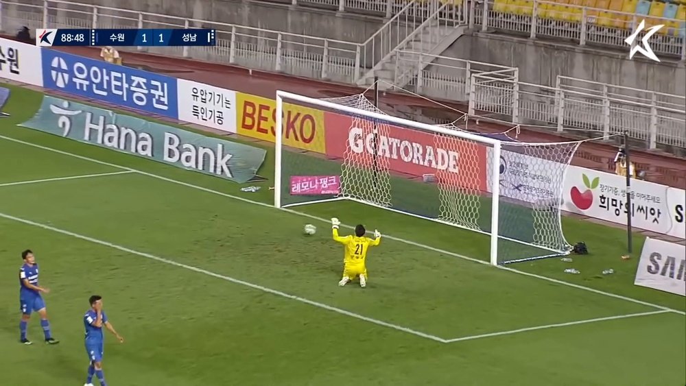 Fejsal Mulic got a late winner for Seongnam at Suwon. DUGOUT