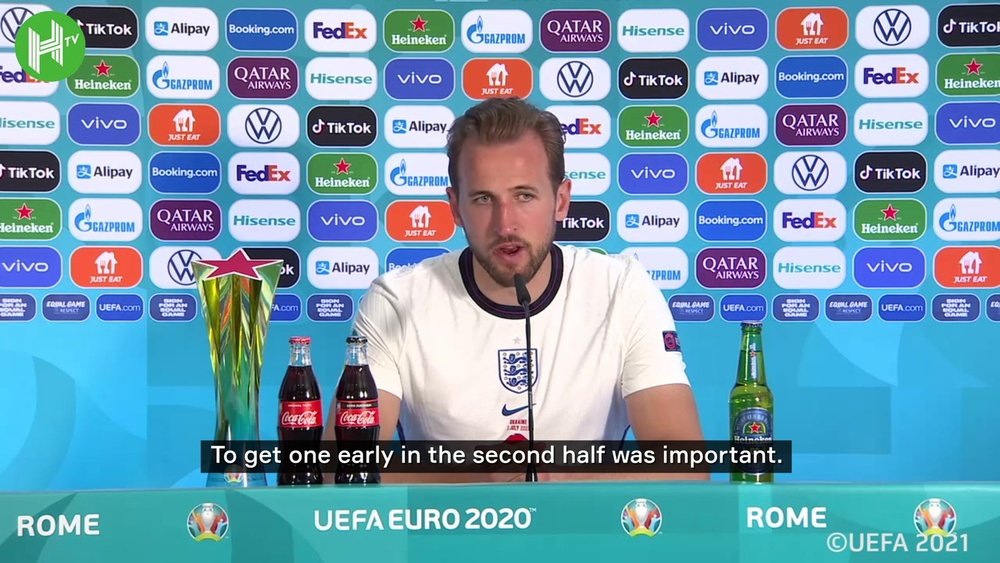 Harry Kane was delighted to once again get on the scoresheet for England. DUGOUT
