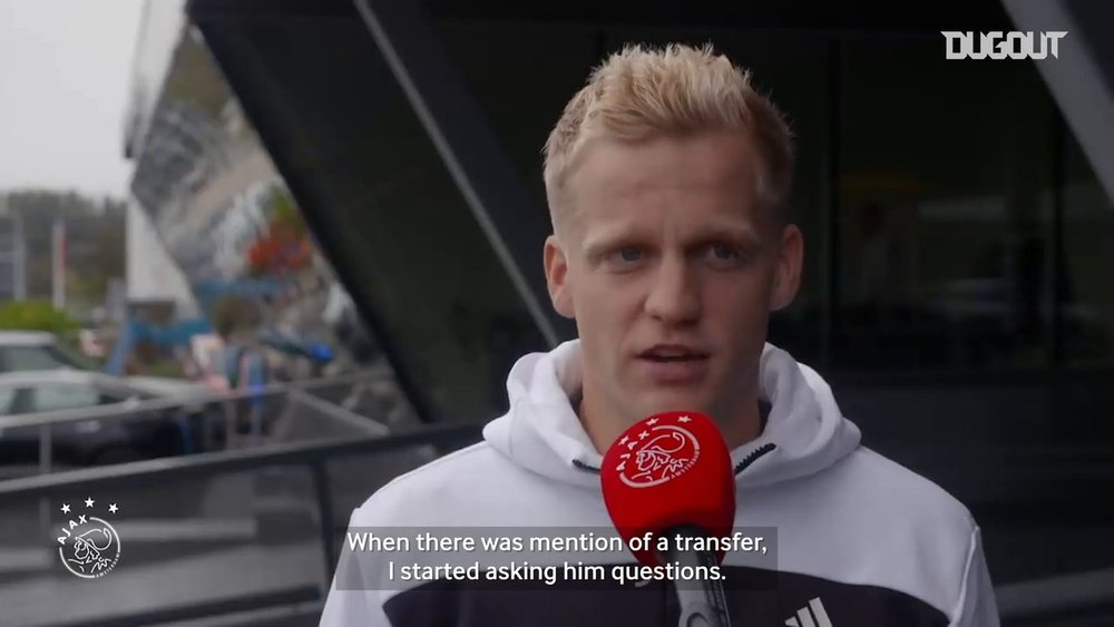 VIDEO: Donny van de Beek looks ahead to joining Manchester United. DUGOUT