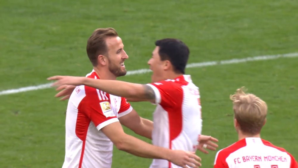 Harry Kane scored a sensational goal against Darmstadt. DUGOUT