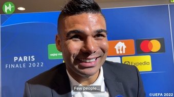 Casemiro spoke after Real Madrid defeated Liverpool in the Champions League final. DUGOUT