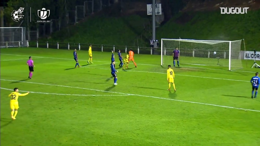 Villarreal’s 6-0 win away at SD Leioa. DUGOUT
