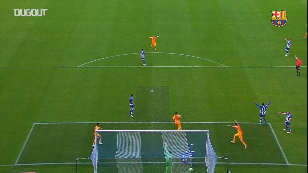 VIDEO: Luis Suarez scores four as Barça beat Deportivo La Coruña 8-0. DUGOUT