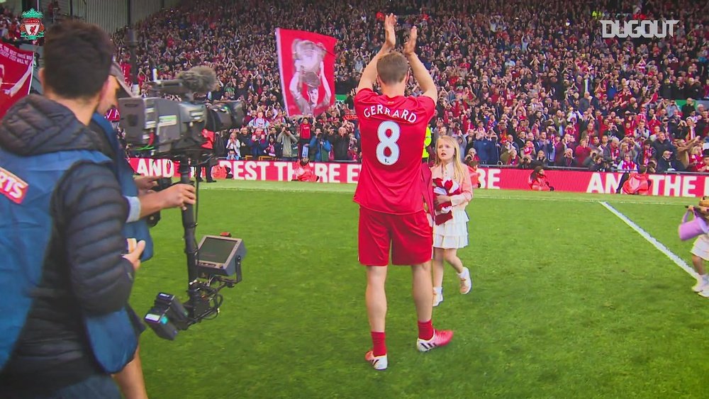 Gerrard was a Liverpool legend. DUGOUT