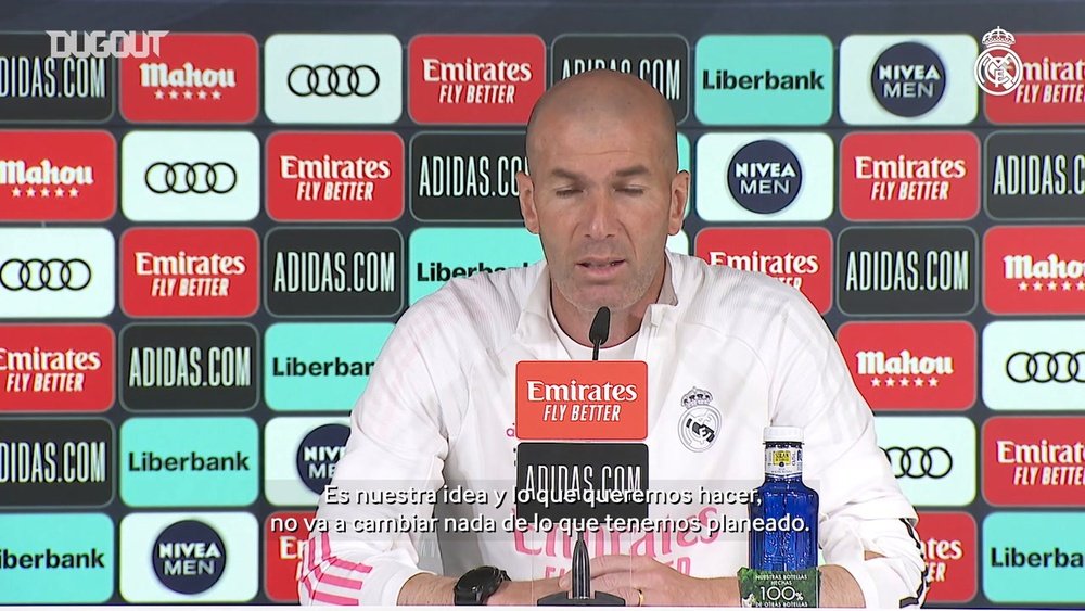 The RM boss looked ahead to his side's crucial match against Athletic on Sunday. DUGOUT