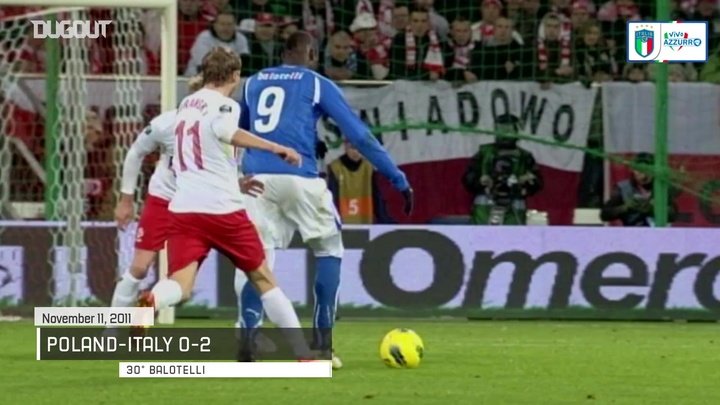 VÍDEO: cinco memoráveis gols da Itália contra a Polônia