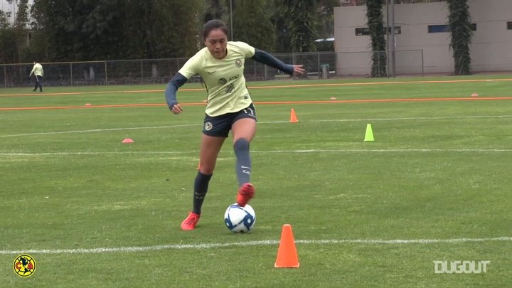 VIDEO: Club América Femenil players in training