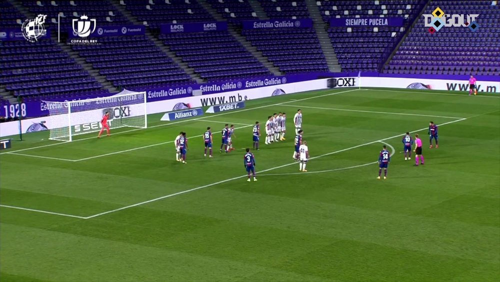 Enis Bardhi scored a lovely free-kick against Valladolid in the Copa del Rey. DUGOUT