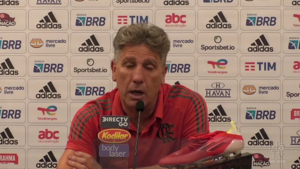 Renato Gaúcho desmente informações sobre poupar jogadores do Flamengo. DUGOUT
