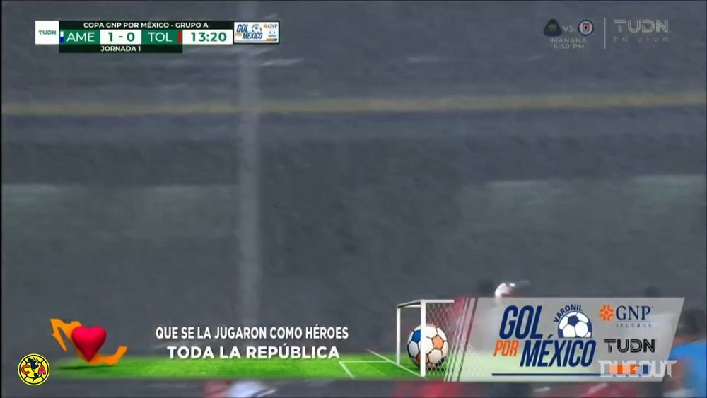 Club América won 2-0. DUGOUT