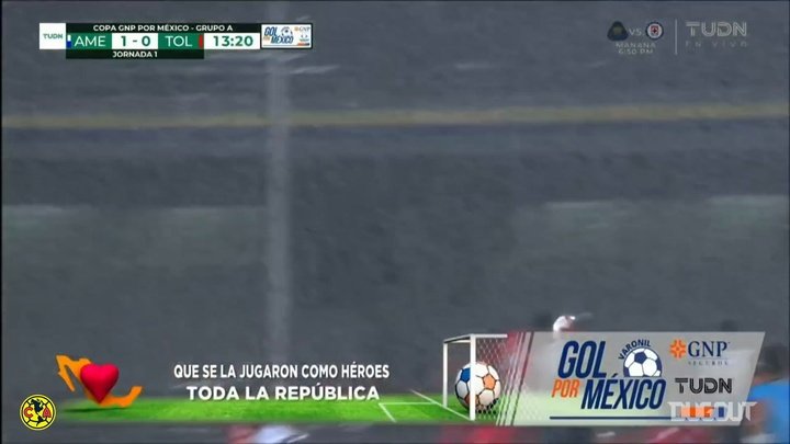 VIDEO: Club América’s goals vs Toluca in the GNP Cup