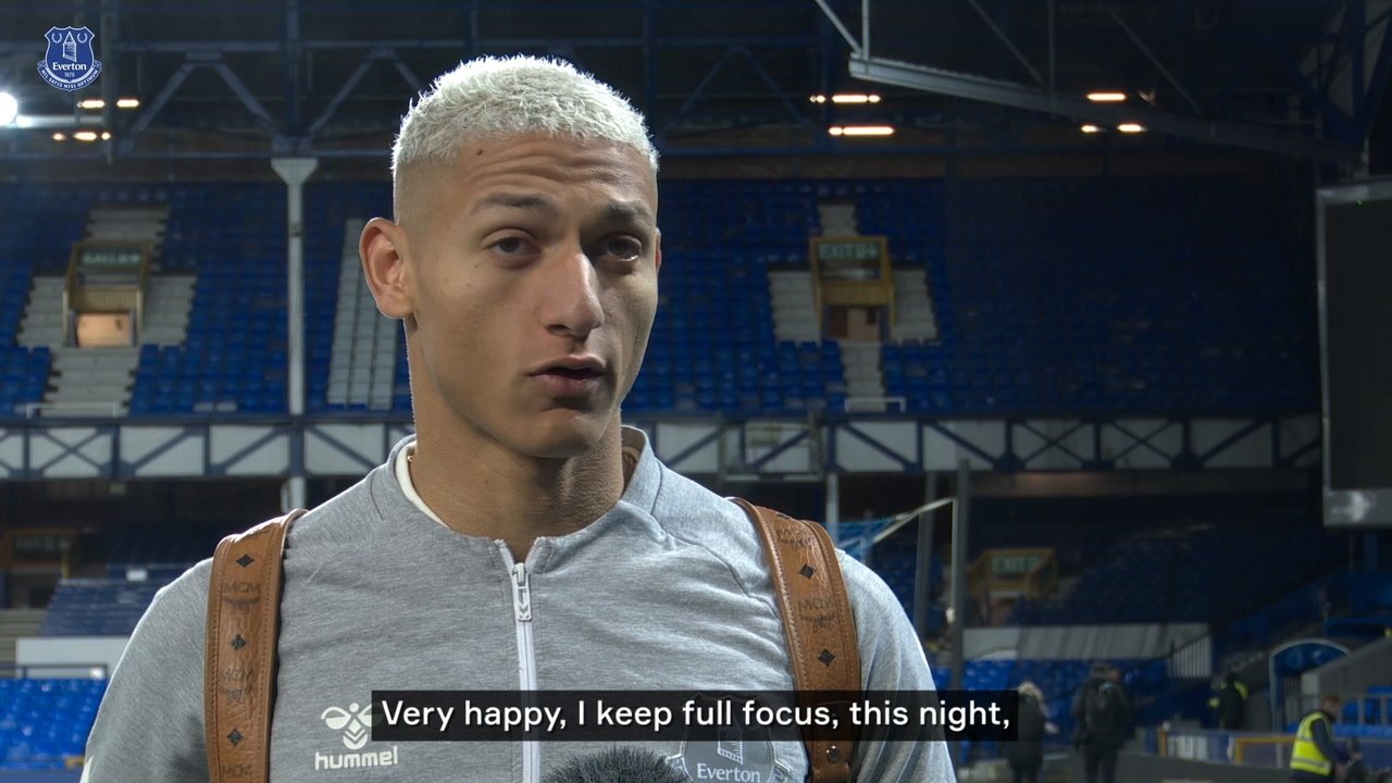 VIDEO: Richarlison on win and 'three goals' v Arsenal