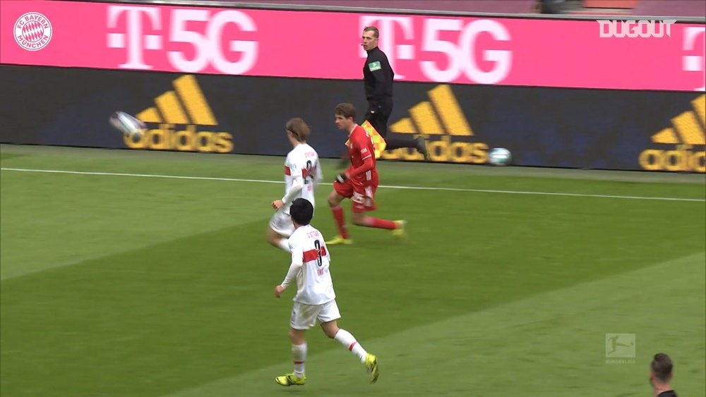 Robert Lewandowski scored three times as Bayern won 4-0. DUGOUT