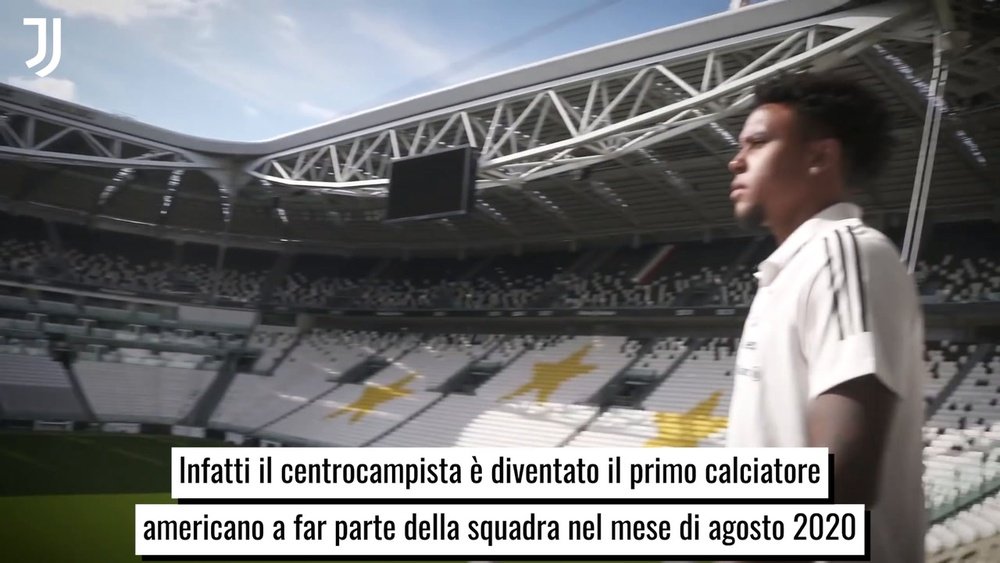 Weston McKennie e il suo esordio nella Juventus. Dugout