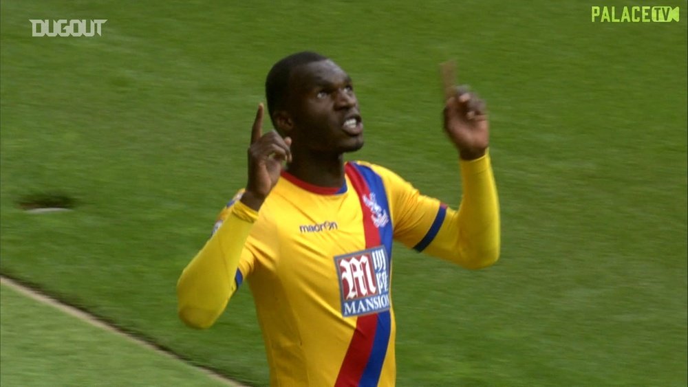 Christian Benteke scored his first Palace goal in 2016. DUGOUT