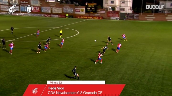 VIDEO: Fede Vico’s great half-volley goal v Navalcarnero