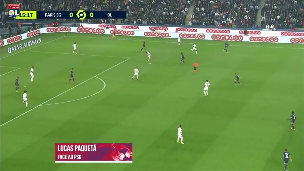Paquetá se destaca em duelo entre Lyon e PSG. DUGOUT