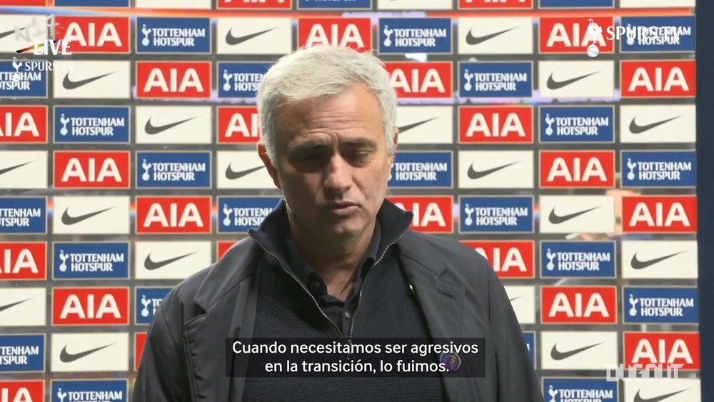 Mourinho habló sobre el triunfo ante el Arsenal. DUGOUT