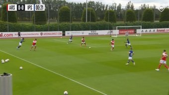 VÍDEO: el 5-1 del Arsenal al Ipswich Town para arrancar la pretemporada. DUGOUT