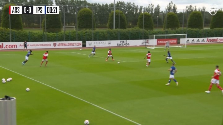 VÍDEO: el 5-1 del Arsenal al Ipswich Town para arrancar la pretemporada